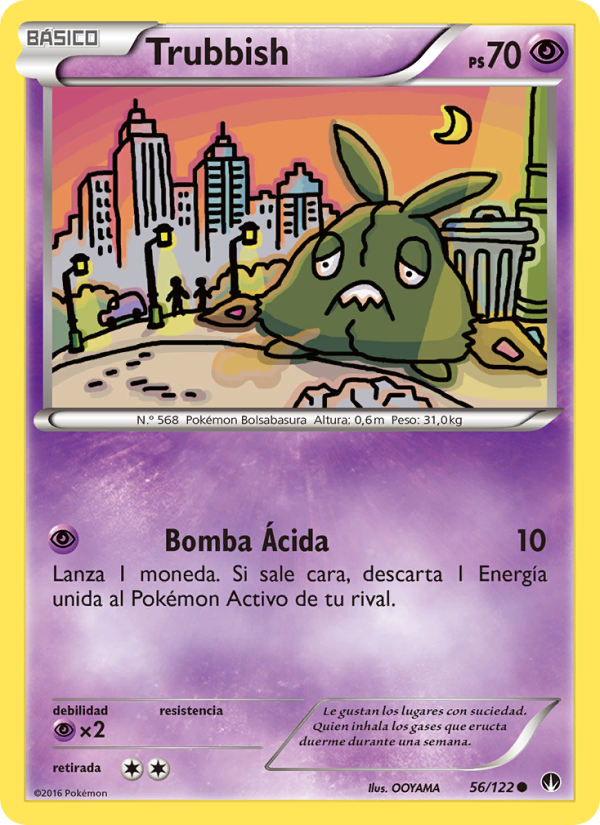 Trubbish 56 — TURBOLímite (Spanish Pokémon TCG card)