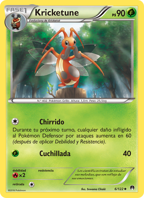 Kricketune 6 — TURBOLímite (Spanish Pokémon TCG card)