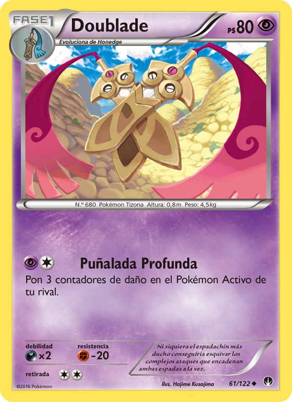 Doublade 61 — TURBOLímite (Spanish Pokémon TCG card)