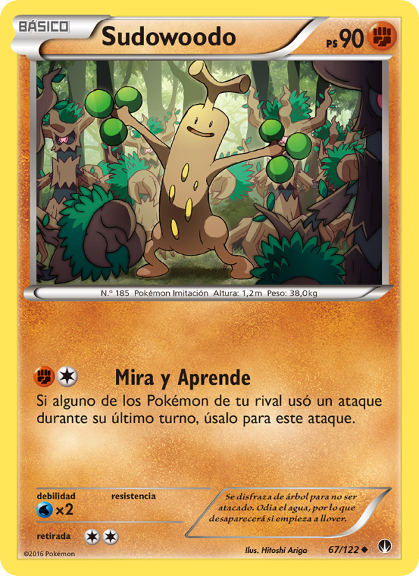 Sudowoodo 67 — TURBOLímite (Spanish Pokémon TCG card)