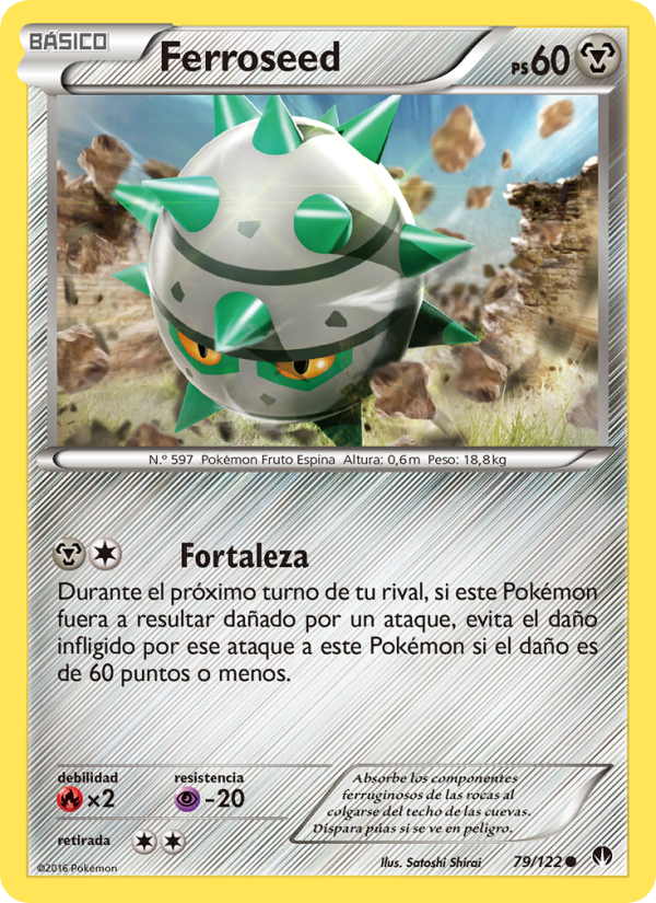 Ferroseed 79 — TURBOLímite (Spanish Pokémon TCG card)