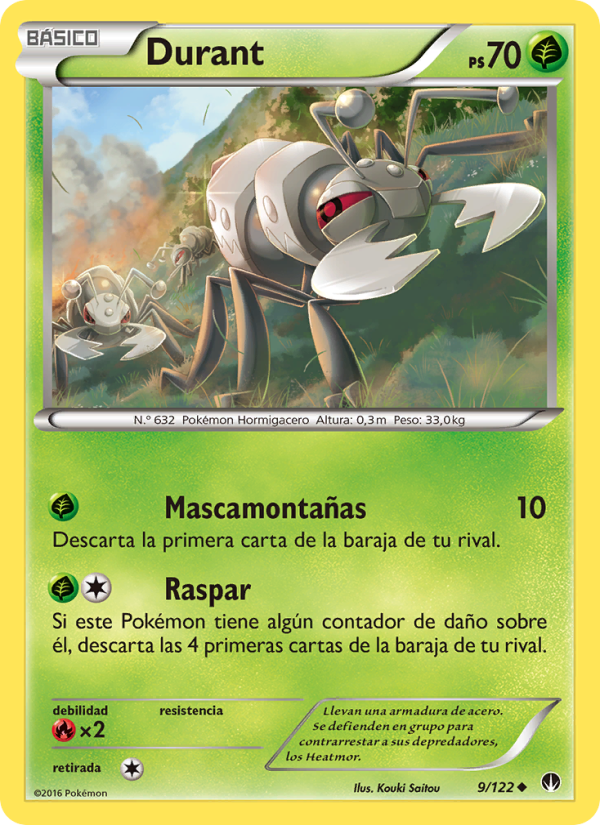 Durant 9 — TURBOLímite (Spanish Pokémon TCG card)