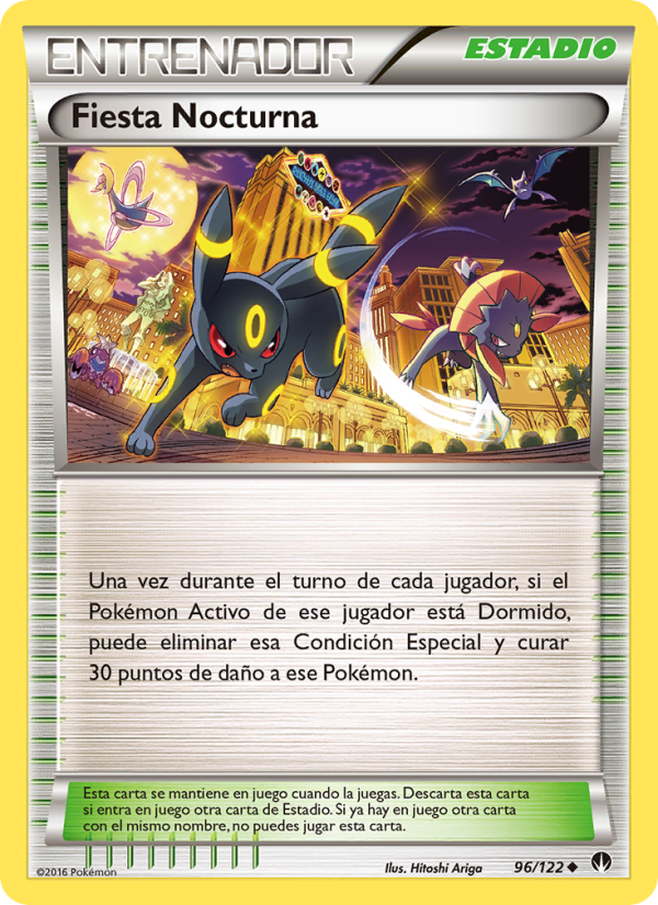 Fiesta Nocturna 96 — TURBOLímite (Spanish Pokémon TCG card)