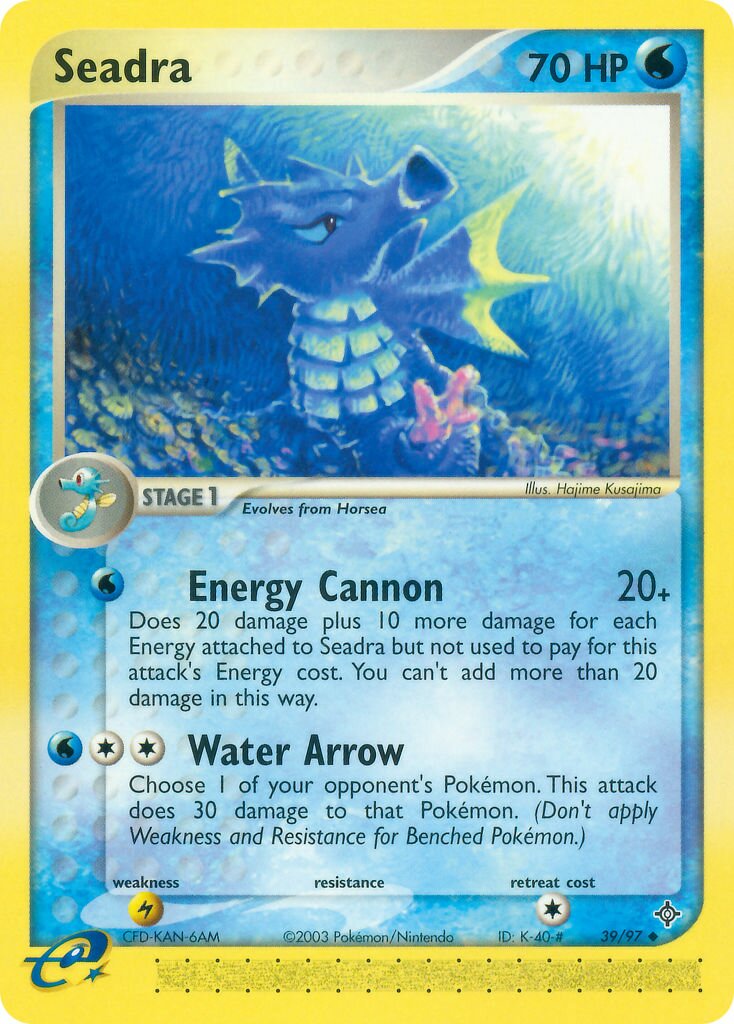Seadra 039 — EX Drago (Italian Pokémon TCG card)