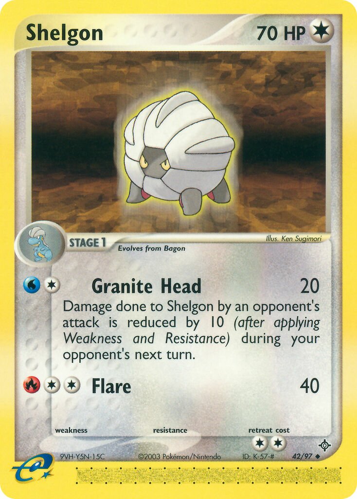 Shelgon 042 — EX Drago (Italian Pokémon TCG card)