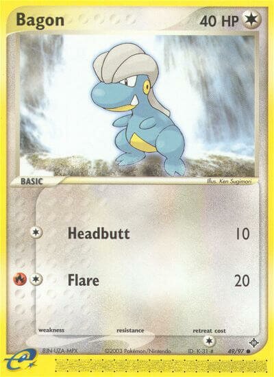Bagon 049 — EX Drago (Italian Pokémon TCG card)