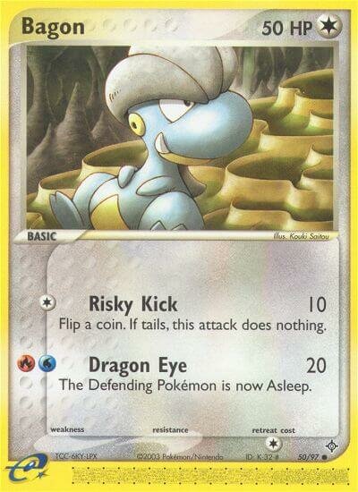 Bagon 050 — EX Drago (Italian Pokémon TCG card)