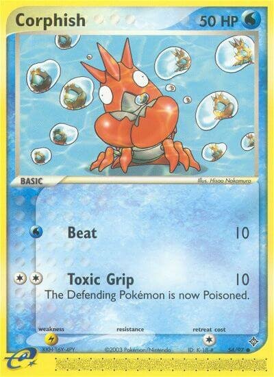 Corphish 054 — EX Drago (Italian Pokémon TCG card)