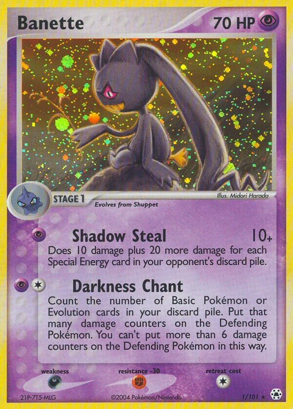 Banette 001 — EX Leggende Nascoste (Italian Pokémon TCG card)