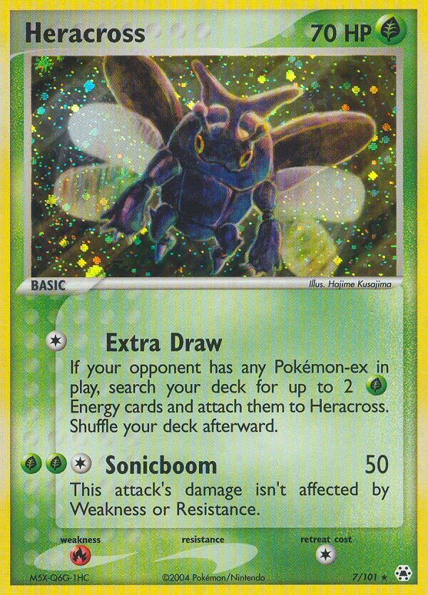Heracross 007 — EX Leggende Nascoste (Italian Pokémon TCG card)