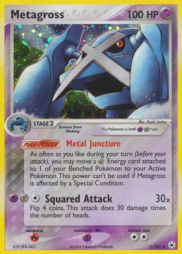 Metagross 011 — EX Leggende Nascoste (Italian Pokémon TCG card)