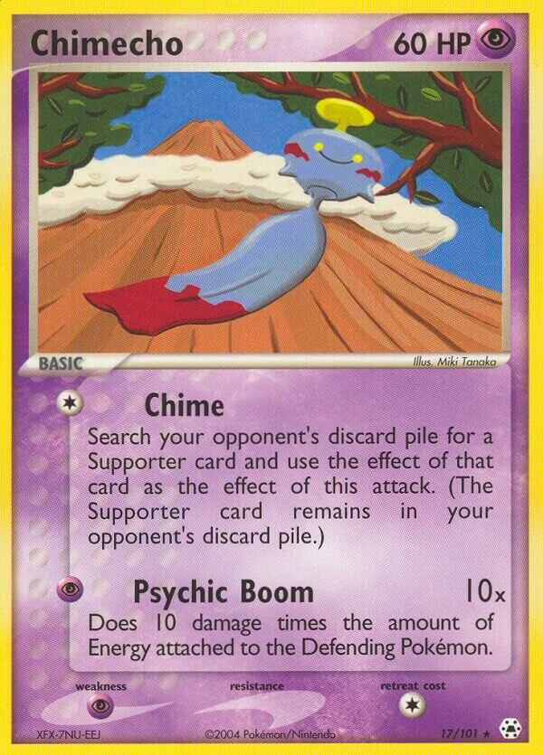Chimecho 017 — EX Leggende Nascoste (Italian Pokémon TCG card)