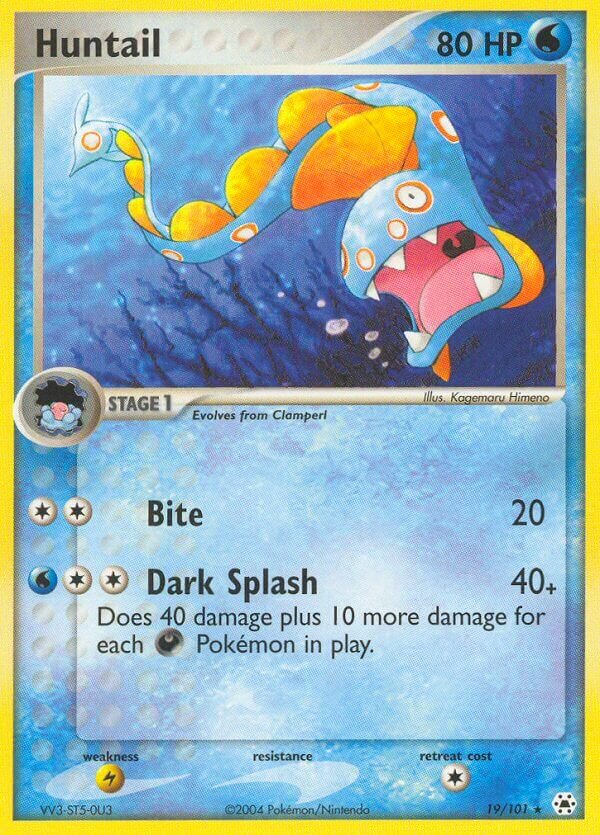 Huntail 019 — EX Leggende Nascoste (Italian Pokémon TCG card)