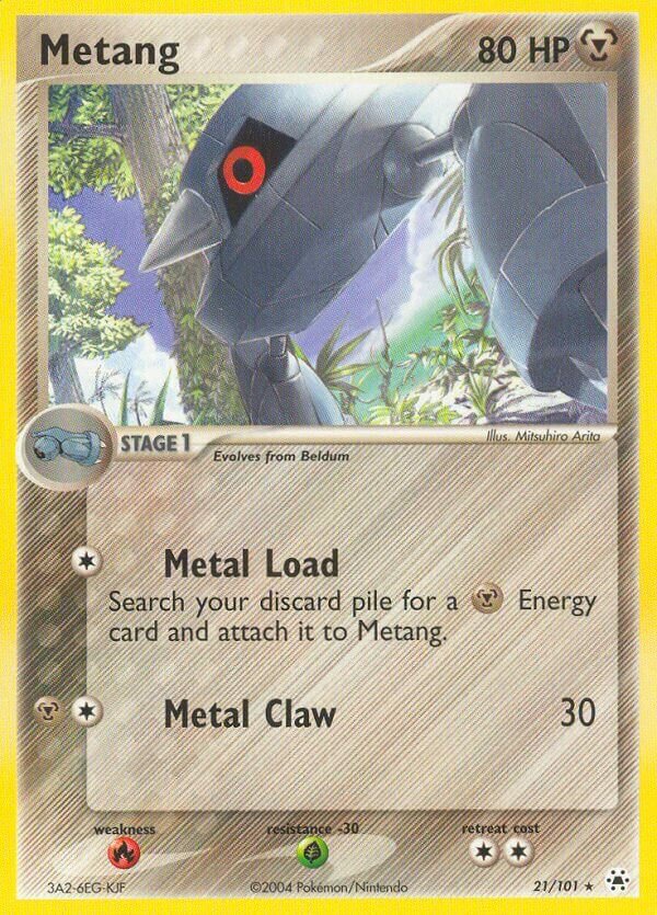Metang 021 — EX Leggende Nascoste (Italian Pokémon TCG card)