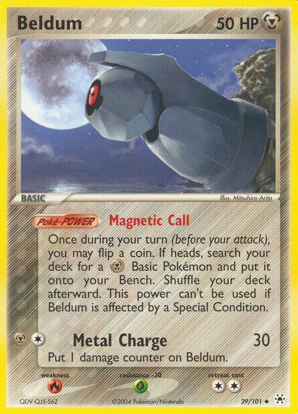 Beldum 029 — EX Leggende Nascoste (Italian Pokémon TCG card)
