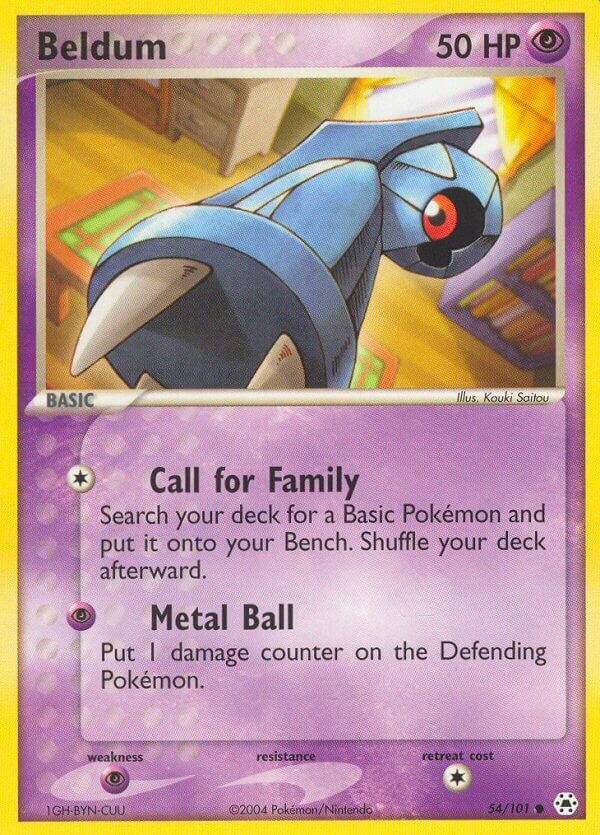 Beldum 054 — EX Leggende Nascoste (Italian Pokémon TCG card)