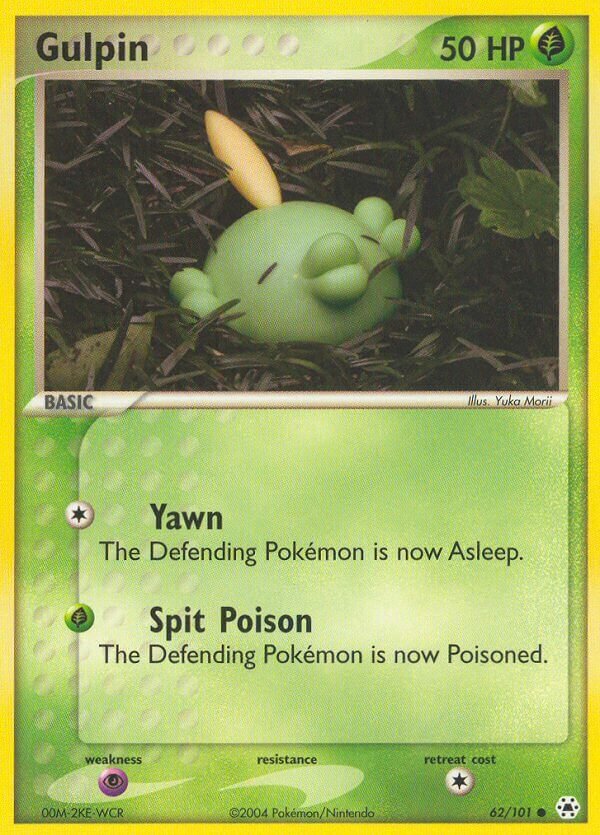 Gulpin 062 — EX Leggende Nascoste (Italian Pokémon TCG card)