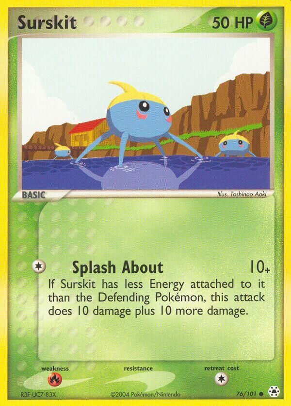 Surskit 076 — EX Leggende Nascoste (Italian Pokémon TCG card)