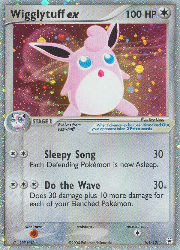Wigglytuff ex 101 — EX Leggende Nascoste (Italian Pokémon TCG card)
