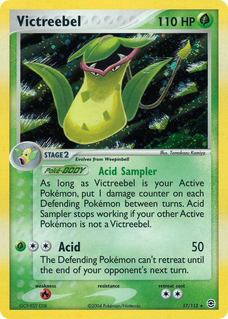 Victreebel 017 — EX RossoFuoco e VerdeFoglia (Italian Pokémon TCG card)