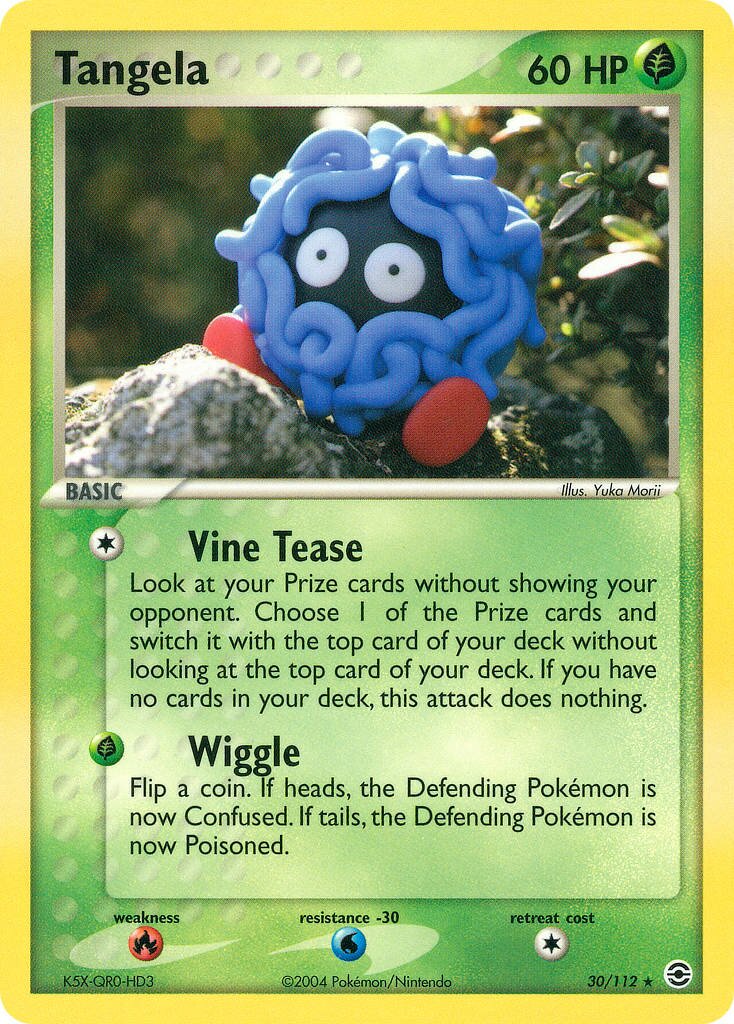 Tangela 030 — EX RossoFuoco e VerdeFoglia (Italian Pokémon TCG card)