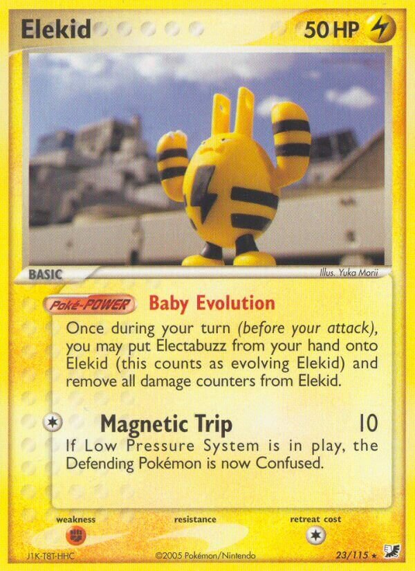 Elekid 023/117 — EX Forze Segrete (Italian Pokémon TCG card)