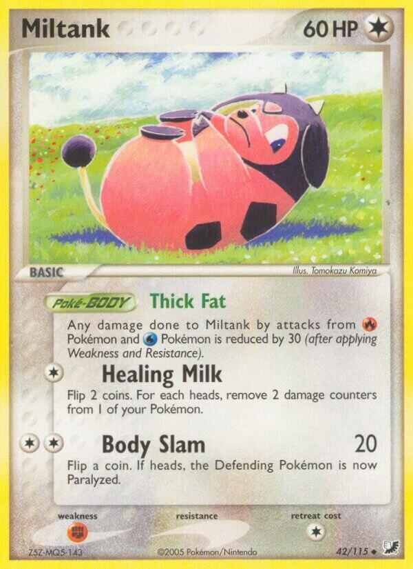 Miltank 042/117 — EX Forze Segrete (Italian Pokémon TCG card)
