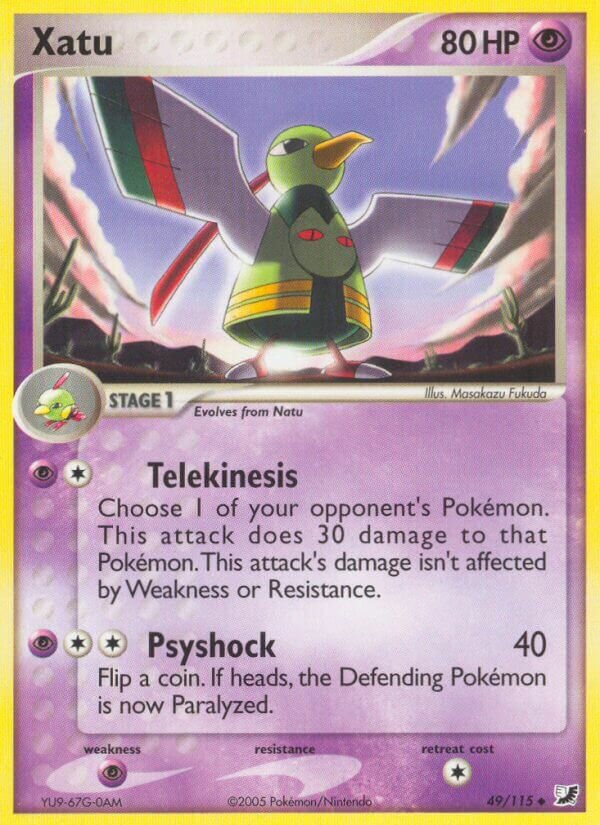 Xatu 049/117 — EX Forze Segrete (Italian Pokémon TCG card)