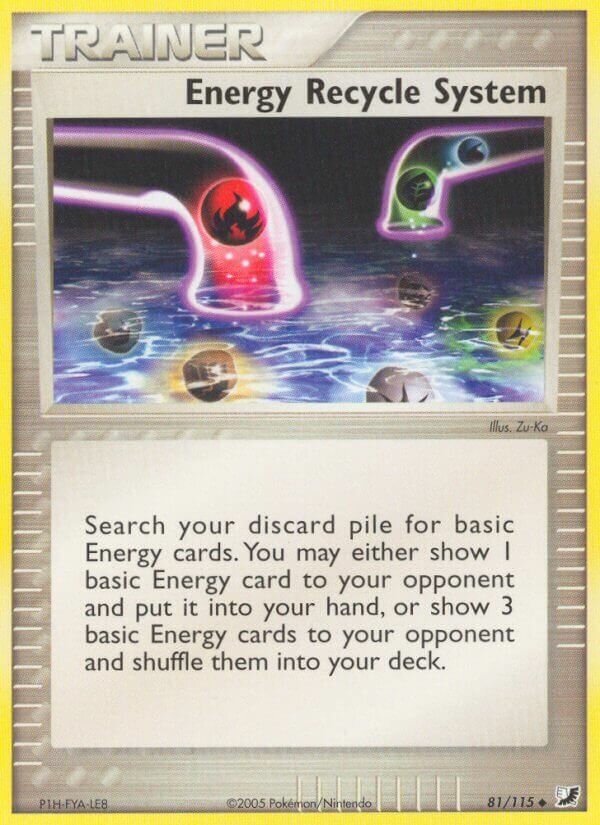 Energy Recycle System 081/117 — EX Forze Segrete (Italian Pokémon TCG card)