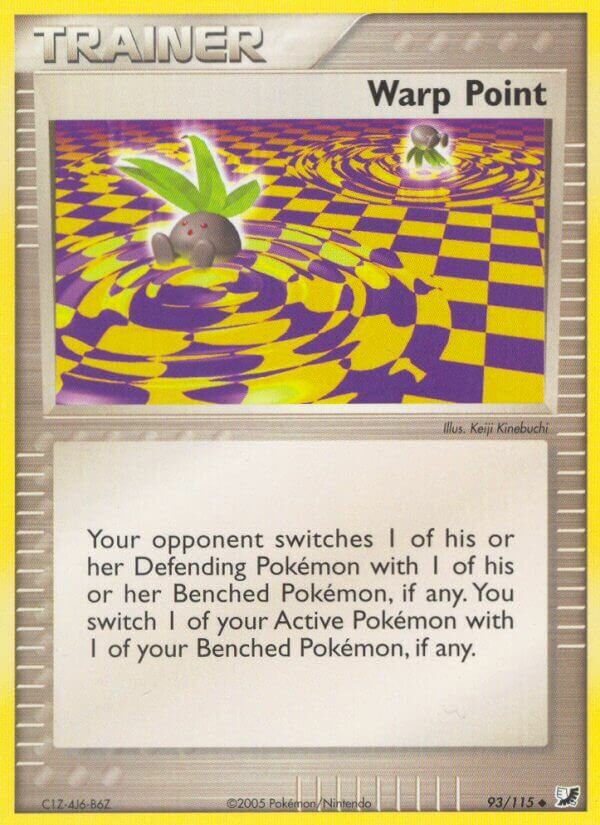 Warp Point 093/117 — EX Forze Segrete (Italian Pokémon TCG card)