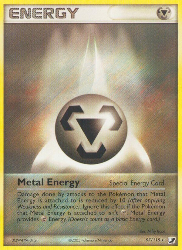 Metal Energy 097/117 — EX Forze Segrete (Italian Pokémon TCG card)