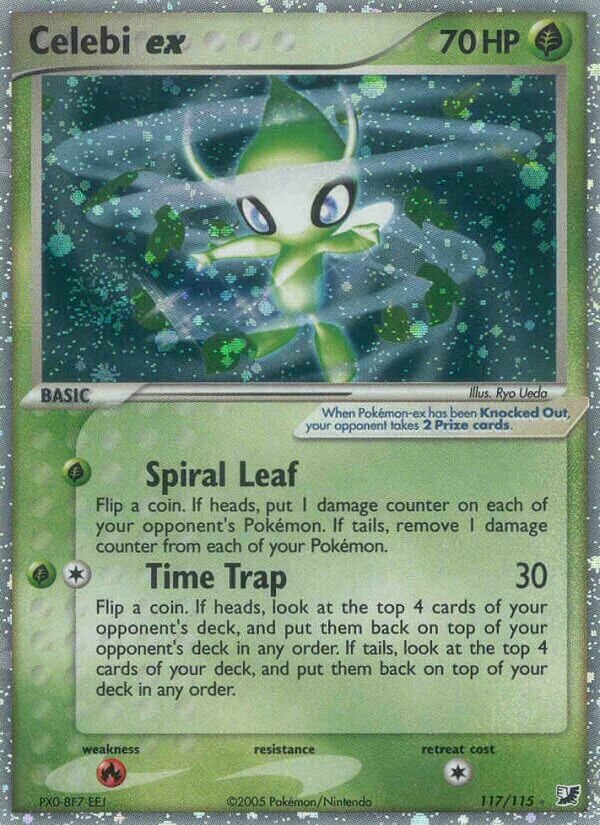 Celebi ex 117/117 — EX Forze Segrete (Italian Pokémon TCG card)
