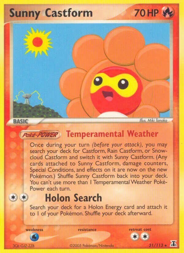 Sunny Castform Pokémon TCG cards