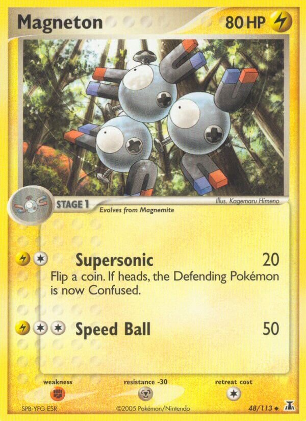 Magneton 048/114 — EX Specie Delta (Italian Pokémon TCG card)