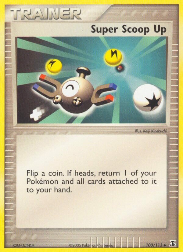 Super Scoop Up 100/114 — EX Specie Delta (Italian Pokémon TCG card)