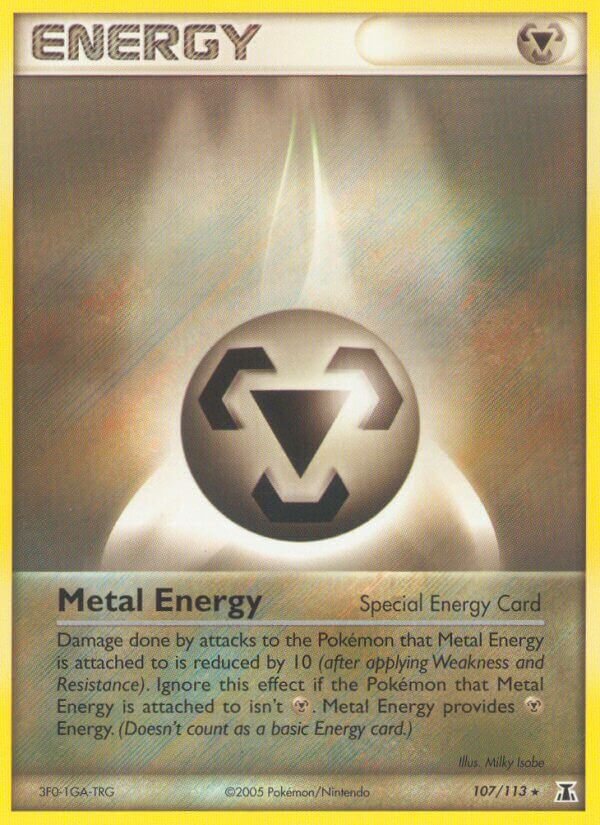 Metal Energy 107/114 — EX Specie Delta (Italian Pokémon TCG card)