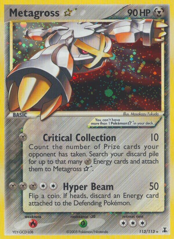 Metagross ☆ 113/114 — EX Specie Delta (Italian Pokémon TCG card)