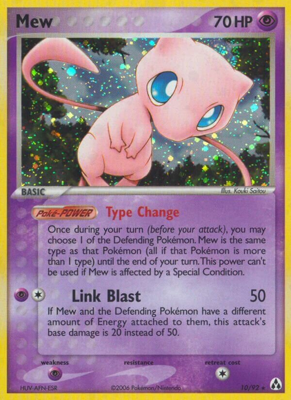 Mew 010/93 — EX La Leggenda di Mew (Italian Pokémon TCG card)