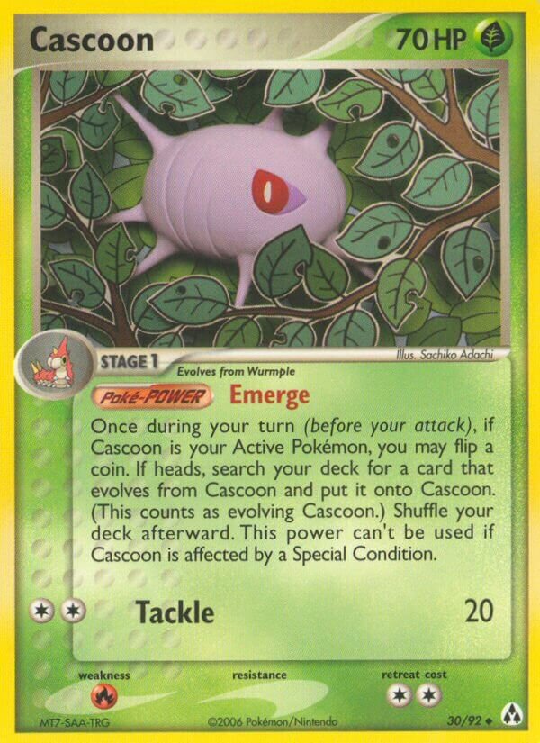 Cascoon 030/93 — EX La Leggenda di Mew (Italian Pokémon TCG card)