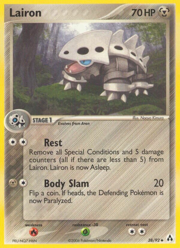 Lairon 038/93 — EX La Leggenda di Mew (Italian Pokémon TCG card)