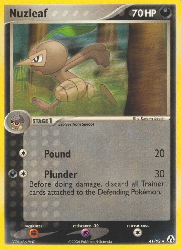 Nuzleaf 041/93 — EX La Leggenda di Mew (Italian Pokémon TCG card)