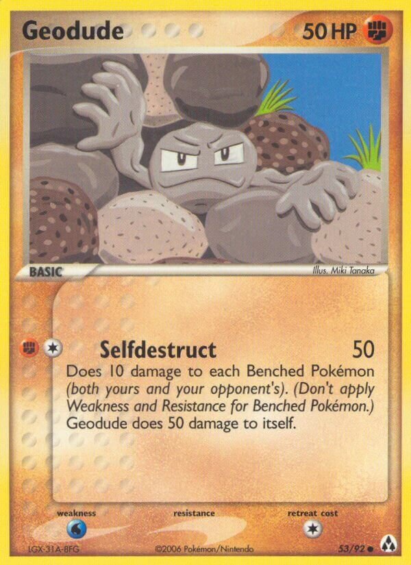 Geodude 053/93 — EX La Leggenda di Mew (Italian Pokémon TCG card)