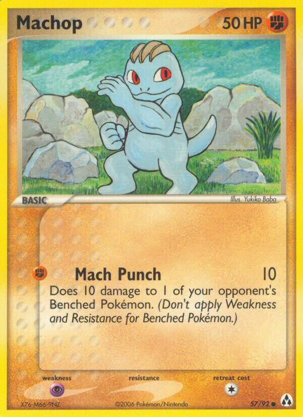 Machop 057/93 — EX La Leggenda di Mew (Italian Pokémon TCG card)