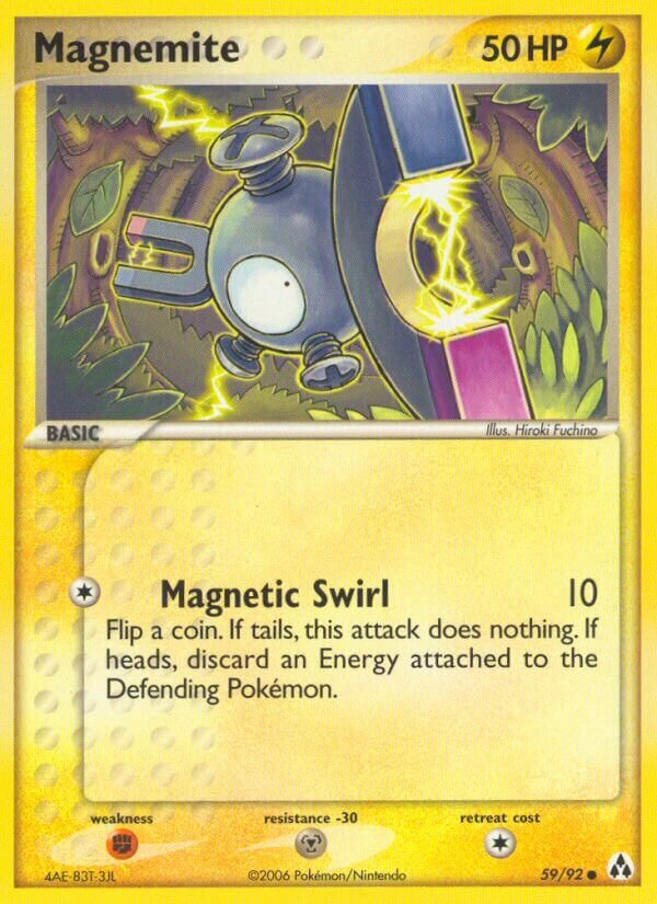 Magnemite 059/93 — EX La Leggenda di Mew (Italian Pokémon TCG card)