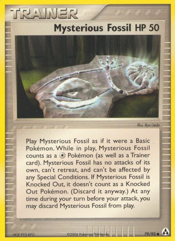 Mysterious Fossil 079/93 — EX La Leggenda di Mew (Italian Pokémon TCG card)