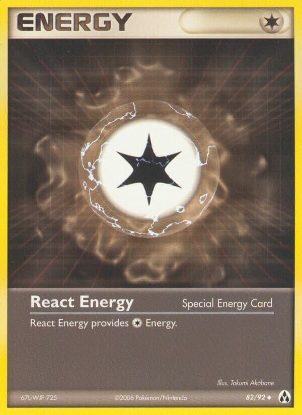 React Energy 082/93 — EX La Leggenda di Mew (Italian Pokémon TCG card)