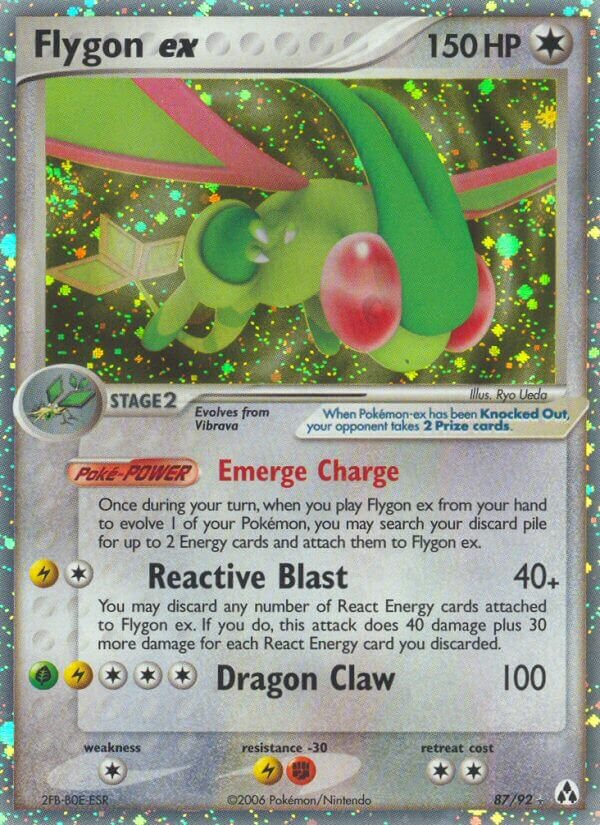 Flygon ex 087/93 — EX La Leggenda di Mew (Italian Pokémon TCG card)