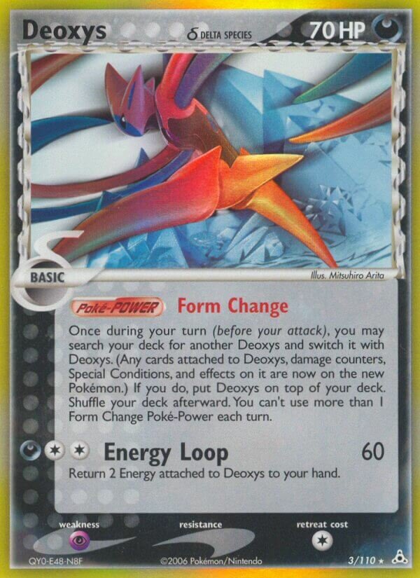 Deoxys 003/111 — EX Fantasmi di Holon (Italian Pokémon TCG card)