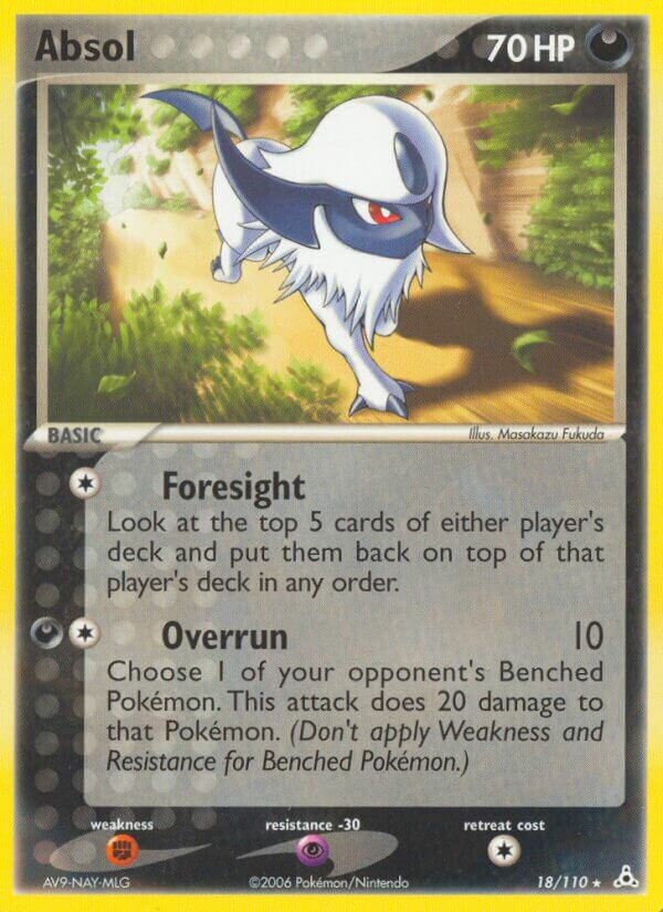 Absol 018/111 — EX Fantasmi di Holon (Italian Pokémon TCG card)