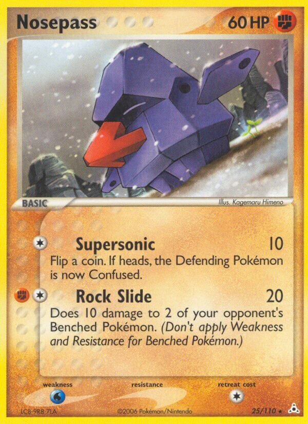 Nosepass 025/111 — EX Fantasmi di Holon (Italian Pokémon TCG card)